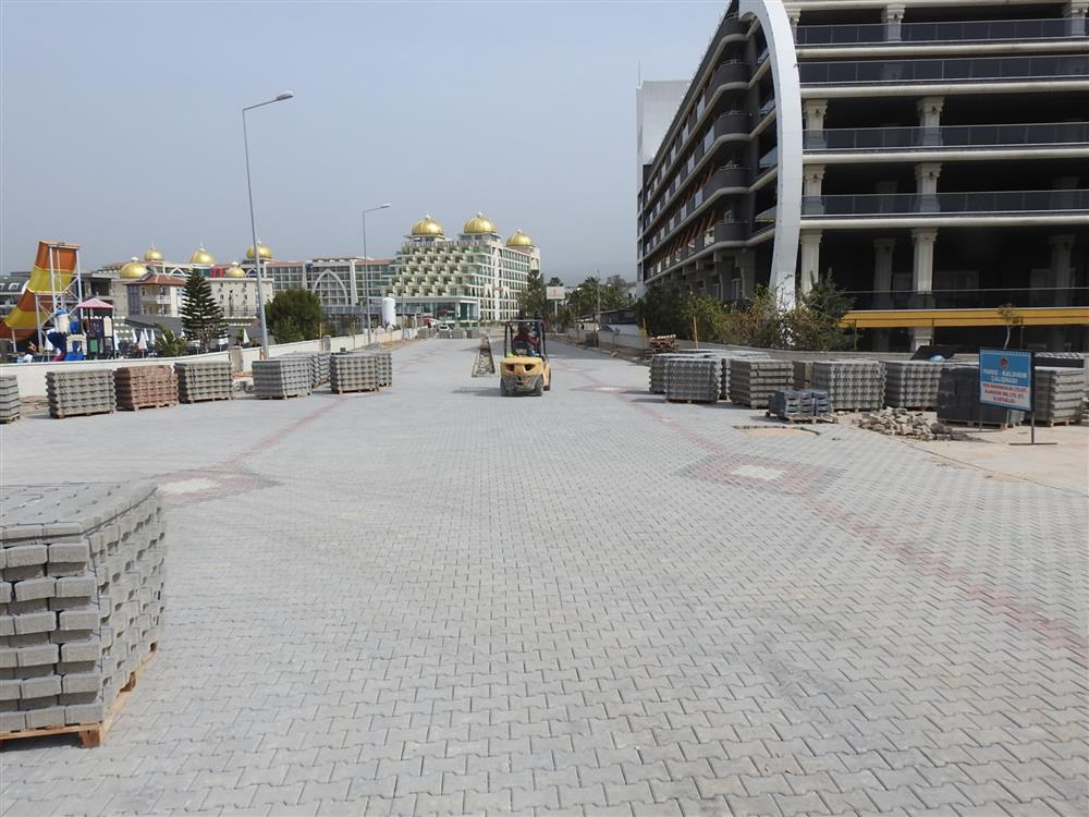 Türkler Parke Yol Çalışmasında sona gelindi