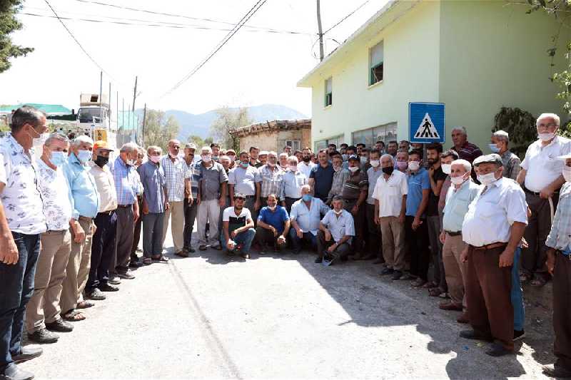 BAŞKAN YÜCEL ALANYA VE GÜNDOĞMUŞ’TA YANGIN BÖLGELERİNİ ZİYARET ETTİ !