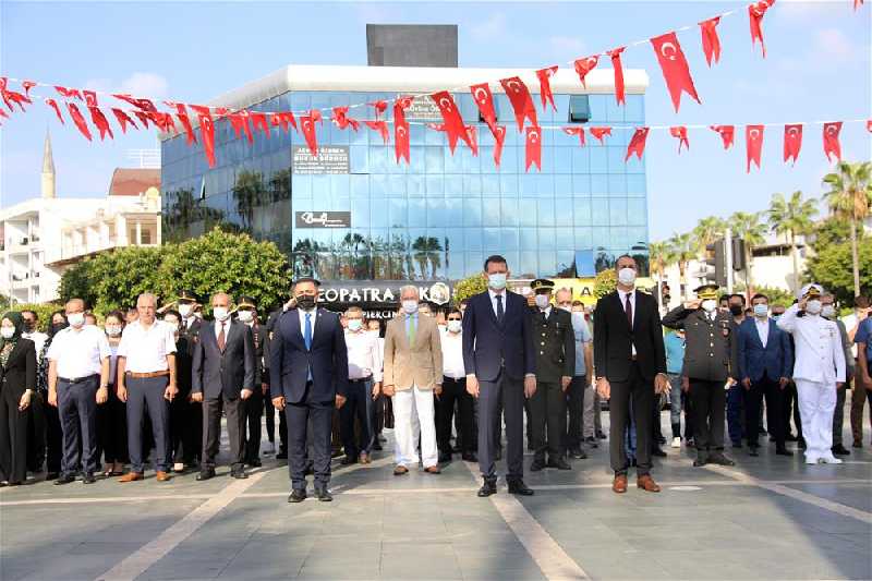 30 AĞUSTOS ZAFER BAYRAMI ALANYA’DA TÖRENLE KUTLANDI !