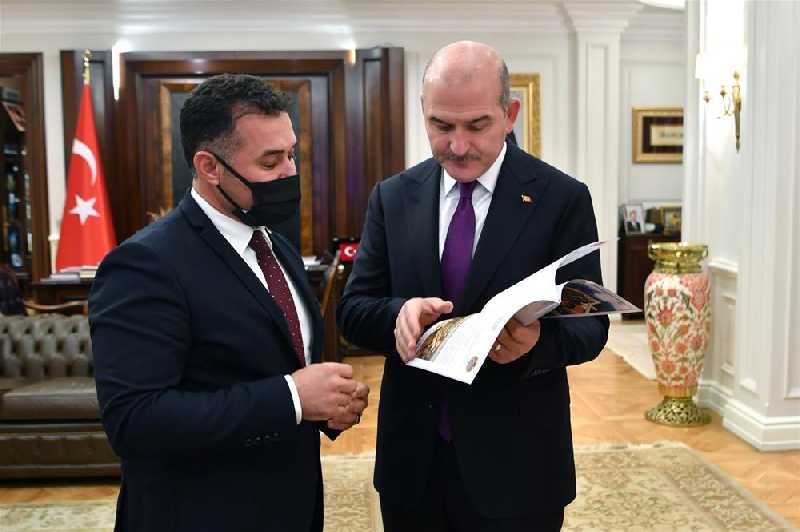 BAŞKAN YÜCEL ANKARA'DA SOYLU VE ÇAVUŞOĞLU'YLA GÖRÜŞTÜ !