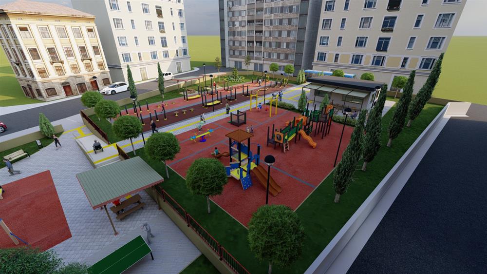 ALANYA BELEDİYESİ’DEN OBA MAHALLESİ’NE SEMT PARKI !